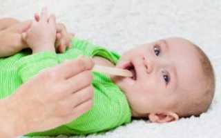 Чем лечить молочницу во рту у грудничка