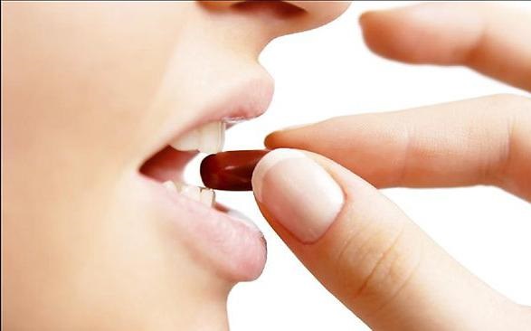 Прием таблетки