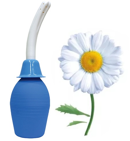 Спринцевание ромашкой