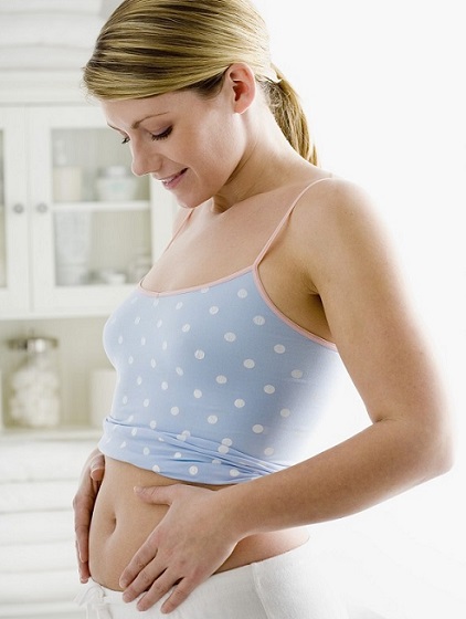 Беременная девушка