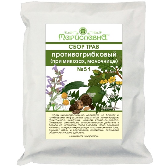 Лекарствееный сбор при молочнице