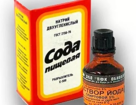 Сода и йод