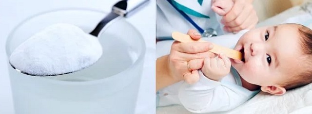 Сода при молочнице у новорожденного