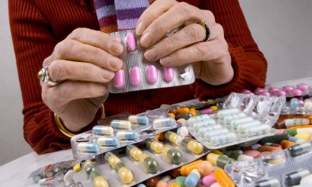 Прием таблеток