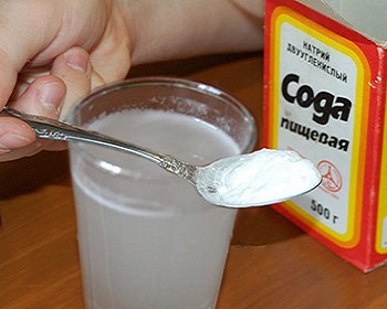 Раствор соды при молочнице