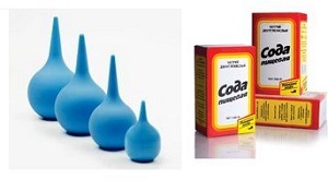 Спринцевание содой